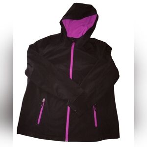 Free Tech Coat Black / Violet Size 1X (16W)